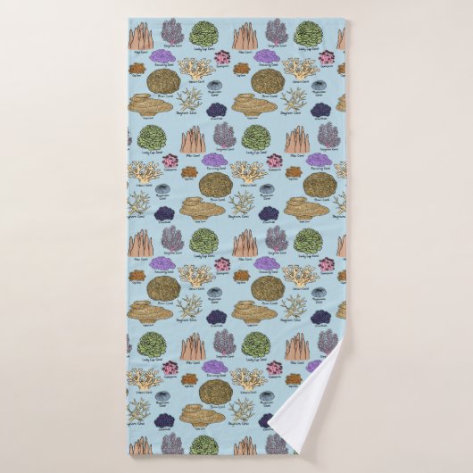 Soorten koraal badhanddoek (Badhanddoek)