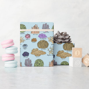 Soorten Koraal Cadeaupapier