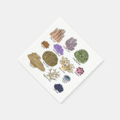 Soorten koraal servet (Hoek)