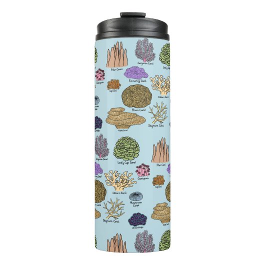 Soorten koraal thermosbeker (Voorkant)