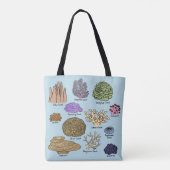 Soorten koraal tote bag (Achterkant)
