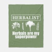 Soorten kruiden kruidkundige fleece deken (Voorkant)