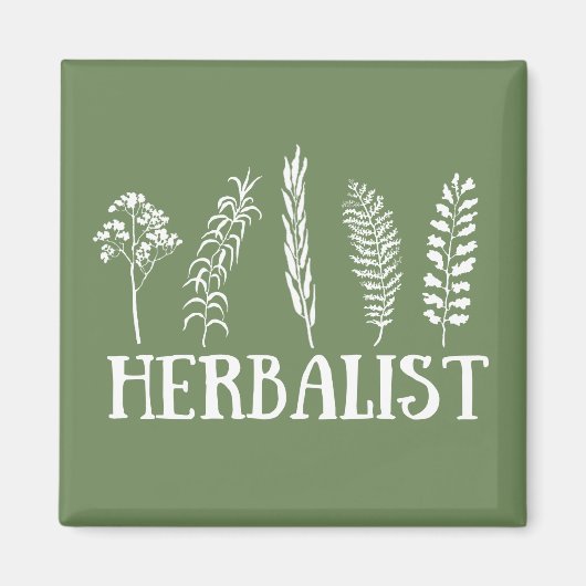 Soorten kruiden kruidkundige magneet (Voorkant)