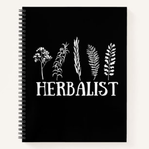 Soorten kruiden kruidkundige notitieboek