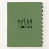 Soorten kruiden kruidkundige notitieboek (Achterkant)