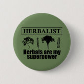 Soorten kruiden kruidkundige ronde button 5,7 cm (Voorkant)