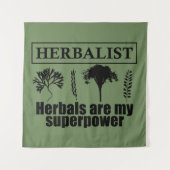 Soorten kruiden kruidkundige wandkleed (Voorkant)