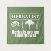 Soorten kruiden kruidkundige wandkleed (Voorkant)