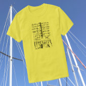 Soorten nautische knopen grafiek t-shirt