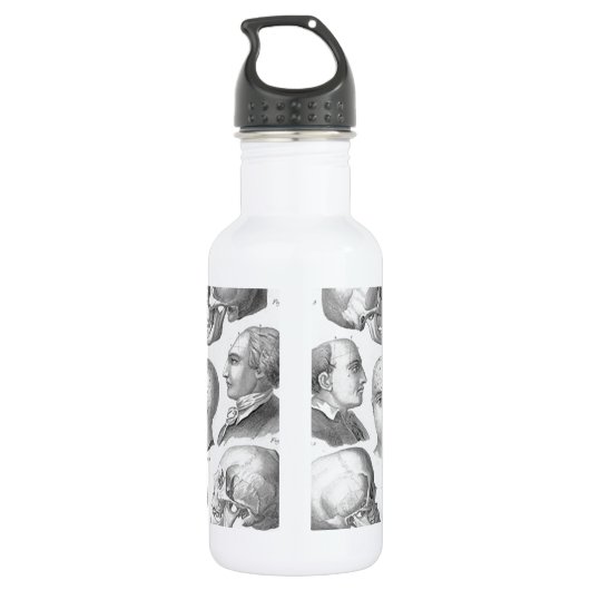 Soorten schedel waterfles  (Achterkant)