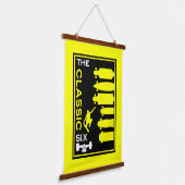 Soorten skateboards hangend wandkleed (Gebogen)