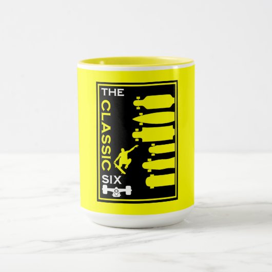 Soorten skateboards mok (Midden)