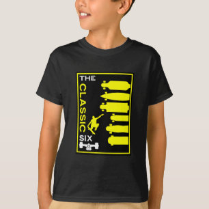 Soorten skateboards t-shirt