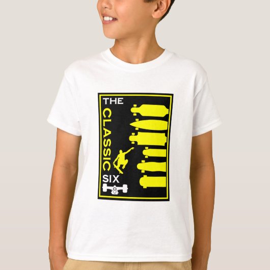 Soorten skateboards t-shirt (Voorkant)