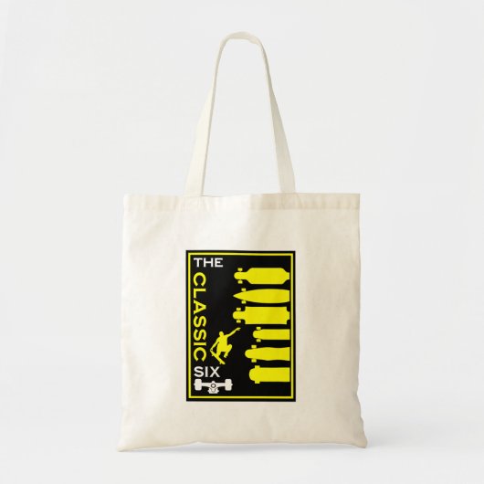 Soorten skateboards tote bag (Voorkant)