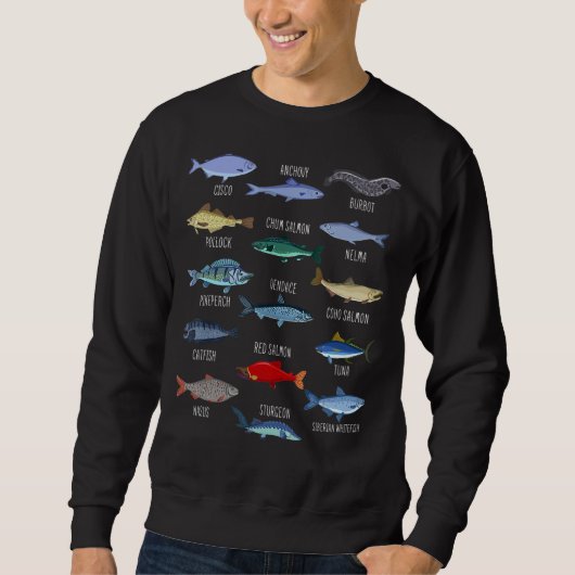 Soorten soorten zalm trui (Voorkant)
