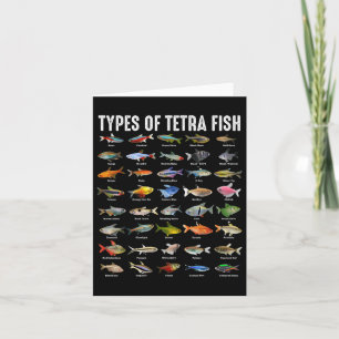 Soorten Tetravissen - Tetras Aquarium Vissoorten Kaart