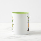 Soorten verse groenten en fruit mok (Midden)