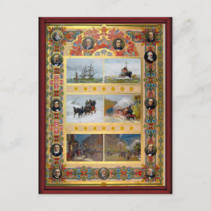 soorten vervoer briefkaart