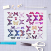 Soorten Vlinders Collectie Pink Blue Tissuepapier (Craft)
