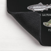 Soorten zalmvis voor zalm Gevist Muismat (Hoek)