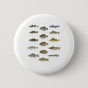 Soorten Zoetwatervis Soorten Biologie Vissen  Ronde Button 5,7 Cm