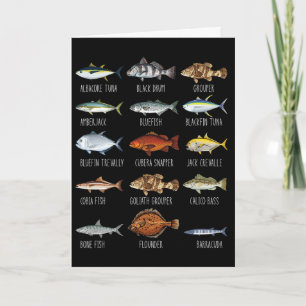 Soorten Zoutwater Vissen Biologie Vissen Vangen Kaart