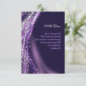 Soortende Dove Bat Bar Mitzvah Reception Party Kaa Kaart (Staand voorkant)