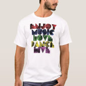 Soortgelijk in kleur t-shirt (Voorkant)