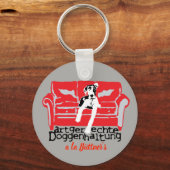 Soortgerichte doggenhouderij gepersonaliseerd sleutelhanger (Voorkant)
