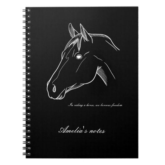 Soortminimalistisch lijnontwerp notitieboek (Voorkant)