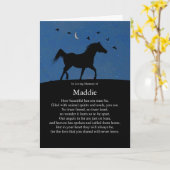 Soortverlies Sympathie met aangepaste naam Heaven Kaart (Gele Bloem)