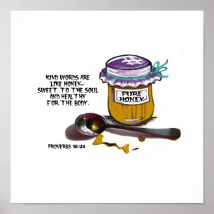 Soortwoorden lijken op Poster van honing