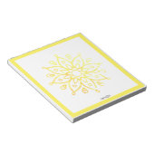 SOORYA zon goud geel bloem Notitieblok (Schuin)