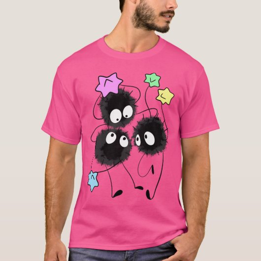 Soot Sprite-sterren T-shirt (Voorkant)