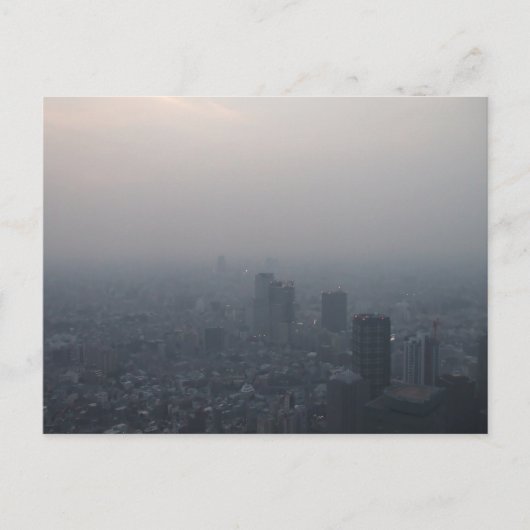 Soot-stained skyscrapers briefkaart (Voorkant)