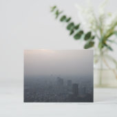 Soot-stained skyscrapers briefkaart (Staand voorkant)