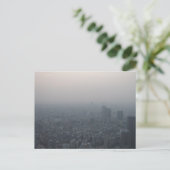 Soot-stained skyscrapers briefkaart (Staand voorkant)