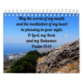 Soothing Bible Verses Custom Christian Kalender (Hoes)