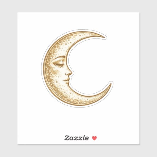 Soothing Crescent Moon Sticker (Vel)