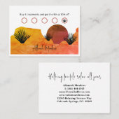 Soothing Desert Moon Meditation  Klantenkaartje (Voorkant / Achterkant)