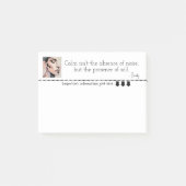 Soothing Pixel Portrait in neutral tones  Post-it® Notes (Voorkant)