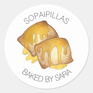 Sopaipilla Cachanga Sopaipa Gebakken door Ronde Sticker