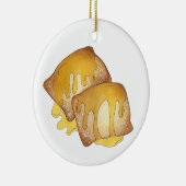 Sopaipilla Cachanga Sopaipa Gebakken gebak Keramisch Ornament (Rechts)