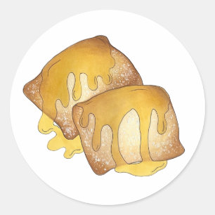 Sopaipilla Cachanga Sopaipa Gebakken gebak Ronde Sticker