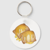 Sopaipilla Cachanga Sopaipa Gebakken gebak Sleutelhanger (Voorkant)