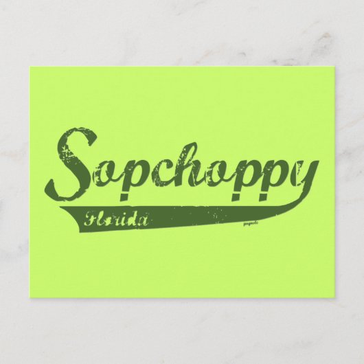 Sopchoppy Briefkaart (Voorkant)