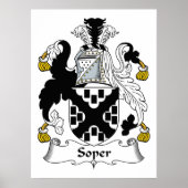 Soper Family Crest Poster (Voorkant)