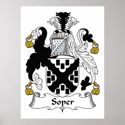 Soper Family Crest Poster (Voorkant)