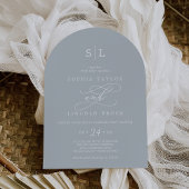 SOPHIA Arch Coastal Blue Minimalist Eenvoudige bru Kaart